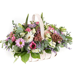 Soft Remembrance Funeral Basket