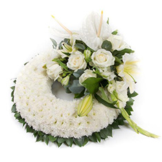 Modern Grace Funeral Wreath