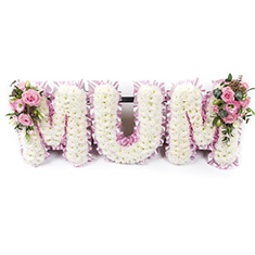 Mum Letter Tribute Soft Elegance