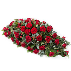 Velvet Rose Casket Spray
