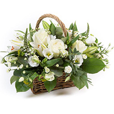 Pure Grace Funeral Basket