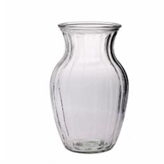 Sweetheart Ribbed Glass Vase